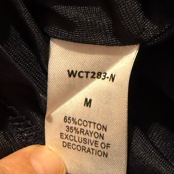 Anthropologie THML Navy, Red & White Embroidered Swing Dress Tassel Accents Med - Picture 9 of 14